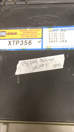 E8TZ-12A650-CKA Ford F150, F250, F350 1988 pickup ecu ecm computer