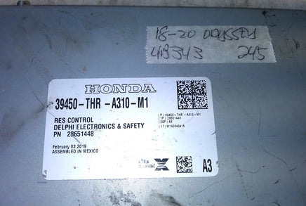 39450-THR-A310-M1 Honda Odyssey gps navigation control module
