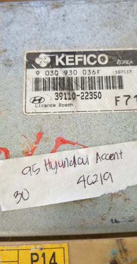 39110-22350 ECM ECU computer 1995 Hyundai Accent