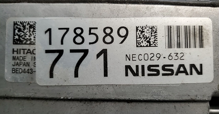 Nissan ecm ecu computer NEC029-632