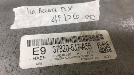 37820-5J2-A56 Acura TLX ecm ecu computer 2016