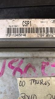 YF2F-12A650-AB ecm ecu computer 2000 Ford Windstar **Tested**