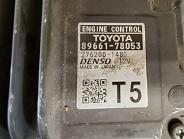 89661-78053 Lexus NX200t engine control module 2015-2017