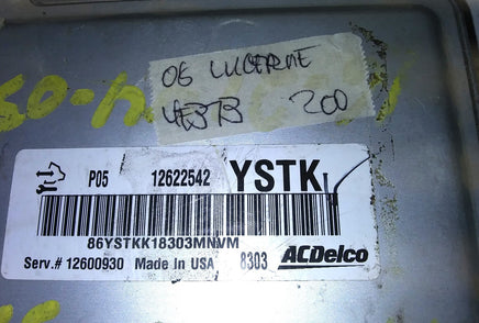 12622542 Buick Lucerne 2008 ecm ecu computer