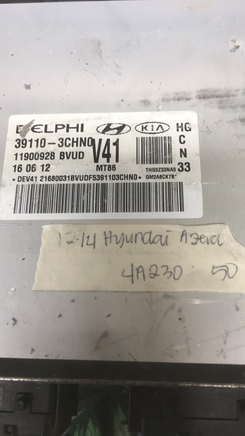 39110-3CHN0 Hyundai Azera 2012-2014 ecm ecu computer