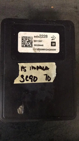 2015 Chevy Impala ABS Anti lock Brake control module 84092228