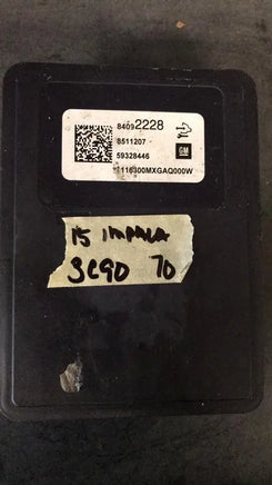 2015 Chevy Impala ABS Anti lock Brake control module 84092228