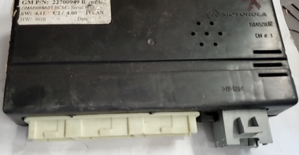 GM BCM Body Control module computer 22700949 B