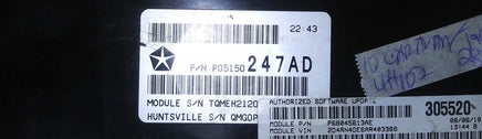P05150247AD ecm ecu computer 2010 Dodge Caravan or T&C