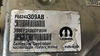 P68243309AB ecm ecu computer 2016-2017 Dodge Charger or 300 **tested good**