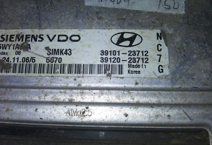 39101-23712 ecm ecu computer 2007-2008 Hyundai Tiburon