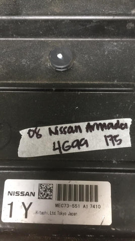 MEC73-551 ecm  ecu computer 2008 Nissan Armada