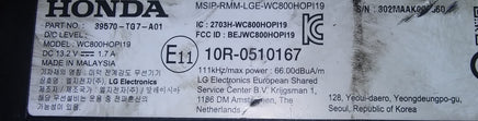39570-TG7-A01 wireless charging charger module 2019-2022 Honda Pilot