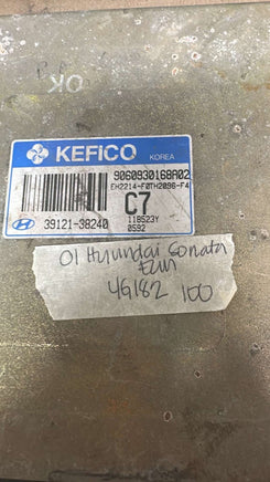 39121-38240 ecm ecu computer 2001 Hyundai Sonata