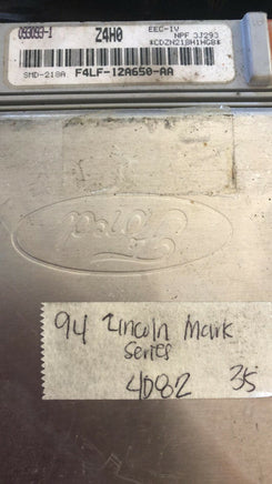 F4LF-12A650-AA ecm ecu computer 1994 Lincoln Mark Vlll
