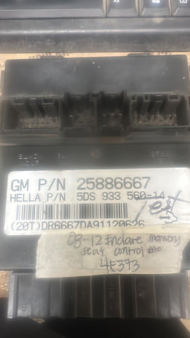 25886667 Buick Enclave memory seat control Module 2008-2012