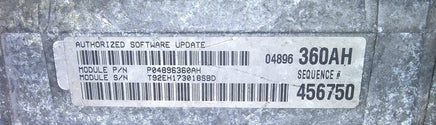 P04896360AH ecm ecu computer 2000 Chrysler Concorde