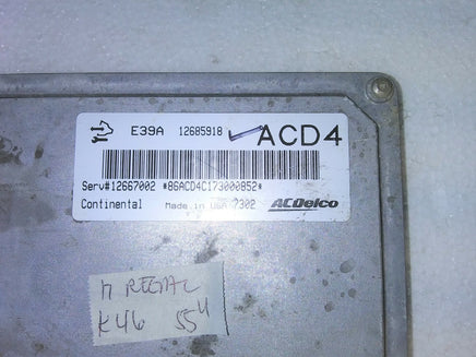 12685918 ecm ecu computer 2017-2018 Buick Regal or Chevy Impala **TESTED**