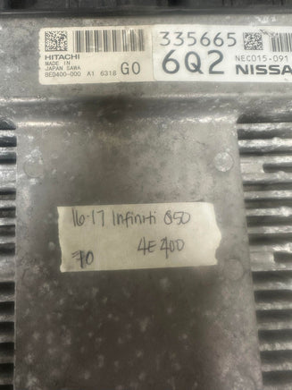 NEC015-091 Infiniti Q50 ecm  ecu computer 2016-2017