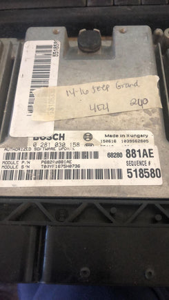 2014-2016 Jeep Grand Cherokee ecm ecu computer P68280881AE