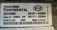 39101-2G864 ecm ecu computer 2011-2013 Kia Optima