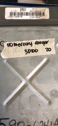 XS8A-12A650-MB Mercury Cougar 2000 ecm ecu computer **Tested**