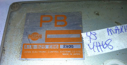 A18-B25 EB6 ecm ecu computer 1993 Nissan Maxima