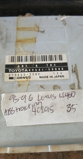 1995-1996 Lexus LS400 ABS tracking control module computer 89541-50080