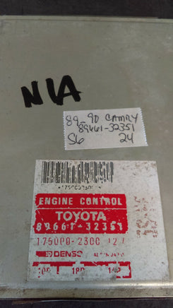 1989-1990 Toyota Camry ecu ecm computer 89661-32351