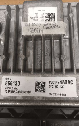 P05149480AC Jeep Grand Cherokee 2024 ecm ecu computer - Swan Auto