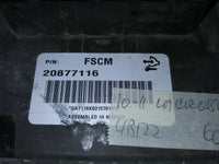 2010-2011 Buick LaCrosse fuel pump relay module 20877116
