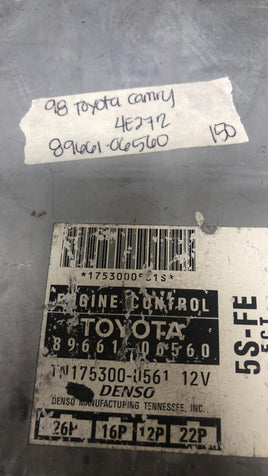 89661-06560 Toyota Camry 1998 ecu ecm computer