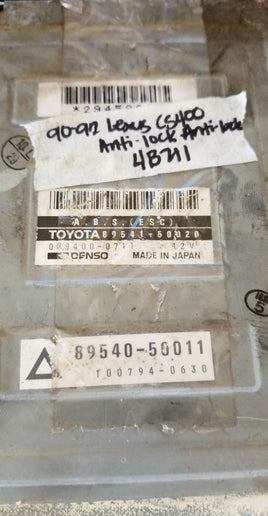 89541-50020 Anti-lock control module 2010 Lexus LS400