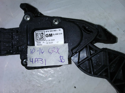 2010-2016 Cadillac SRX gas pedal accelerator 25 890 519