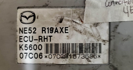 NE52 R19AXE covertible top module Mazda MX-5 Miata 2012