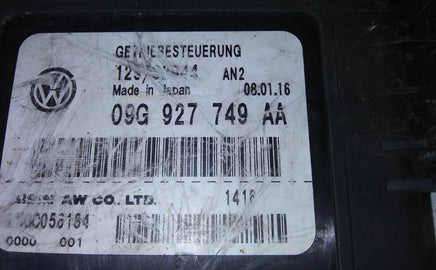 09G 927 749 AA tcm transmission computer module 2015-2018 VW Jetta