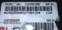 16208396 suspension control module 1996 Cadillac Seville