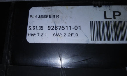 PL4 JBBFEIII R bcm body control module 2007-2014 BMW E70 or X5 or E7