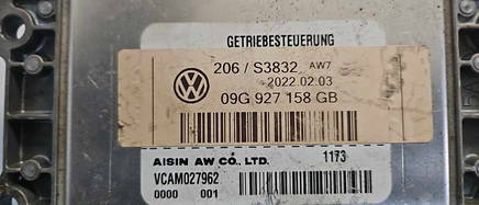09G 927 158 GB VW Atlas 2018-2023 tcm transmission computer