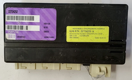 22724252 GM bcm body control module