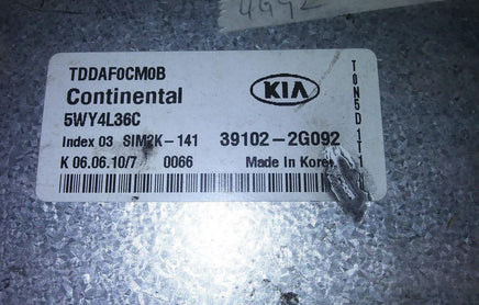 39102-2G092 ecm ecu computer 2010 Kia Forte - Swan Auto