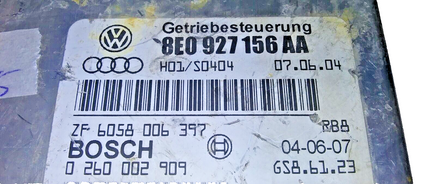 8E0 927 156 AA TCM transmission computer 2004-2005 Audi A4