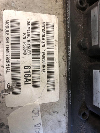 P56040616AI Dodge Durango 2002 ecu ecm computer