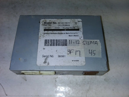 2011-2012 Toyota Sienna multimedia control module 861A0-08010