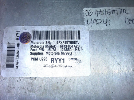 6L7A-12A650-HB ecm ecu computer 2006 Lincoln Navigator **TESTED GOOD**