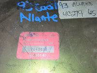 0 265 106 048 Cadillac Allante 1993 ABS Control Module