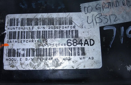 P56044684AD Jeep Grand Cherokee 2000 ecm ecu computer