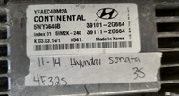 39101-2G664 ecm ecu computer 2011-2014 Hyundai Sonata