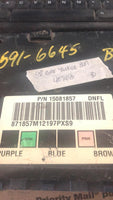 2002 Chevy or GMCYukon engine control module 15081857