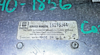 16196344 ecu ecm computer 1987-1988 Chevrolet or Buick or Pontiac